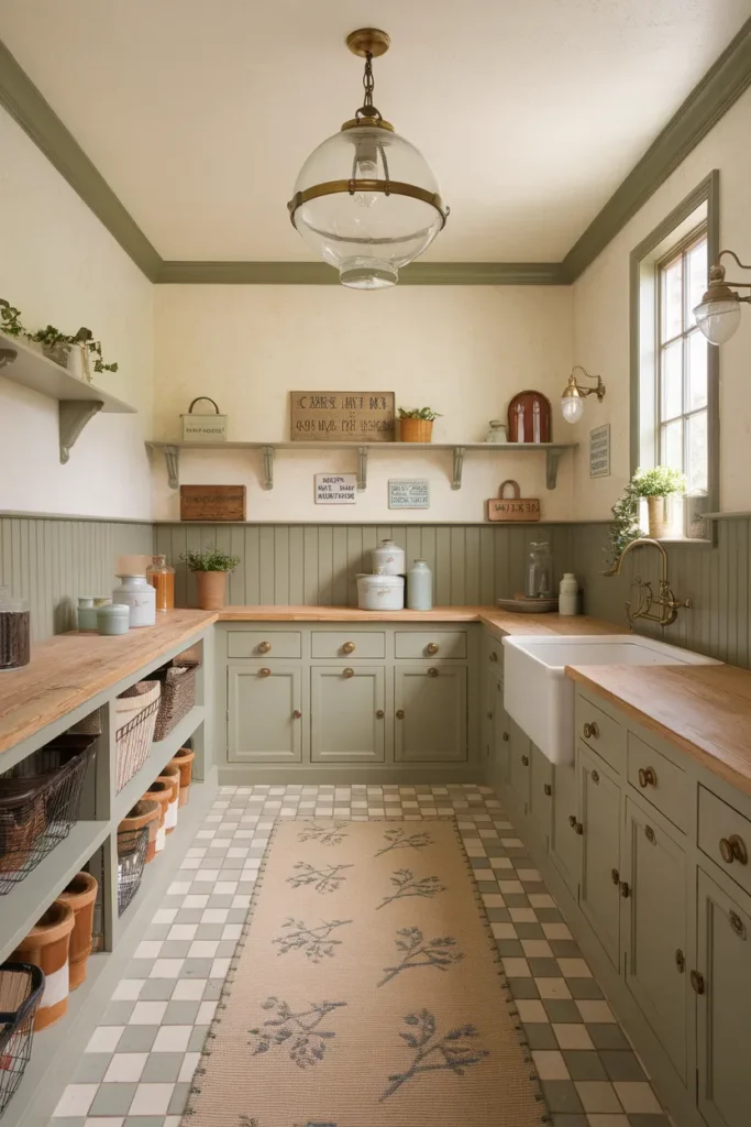 Vintage Green Laundry Charm