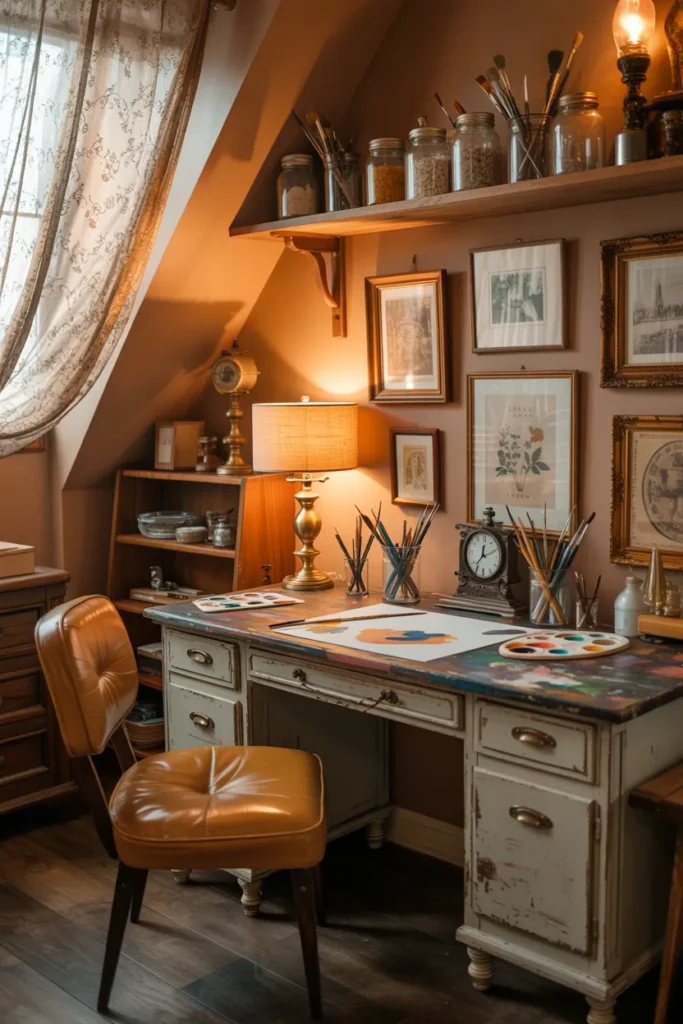 Vintage-Inspired Creative Den