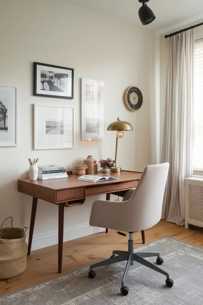 Vintage Meets Modern Studio Corner