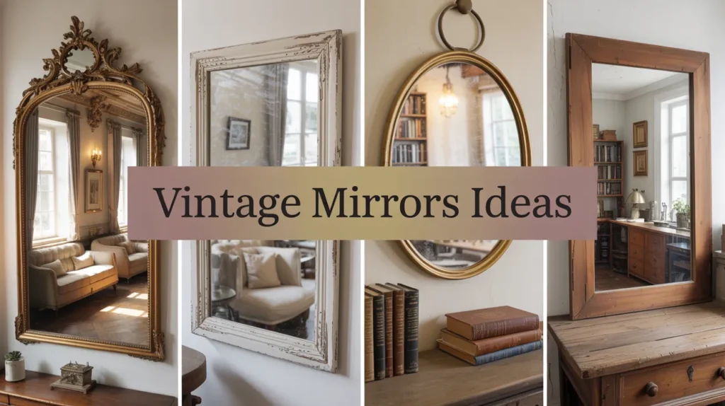 Vintage Mirrors Ideas That Transform Empty Walls Into Pure Magic 9 Vintage Mirrors Ideas