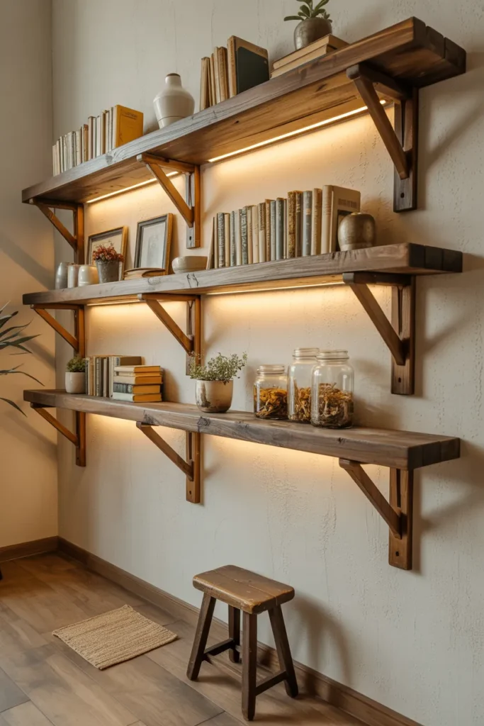 Vintage Shelves with Character