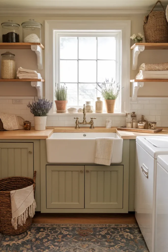 Vintage Sink with Apron Front Charm