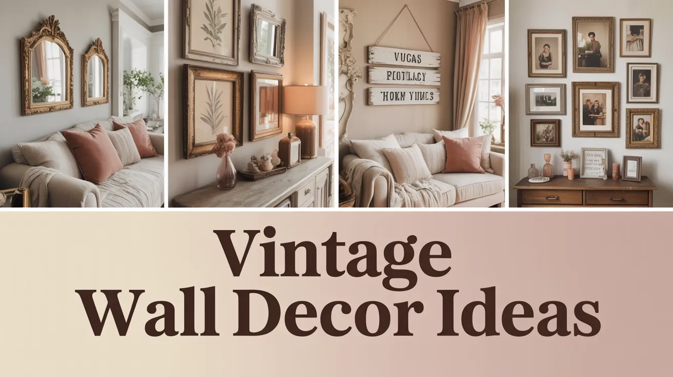 Vintage Wall Decor Ideas