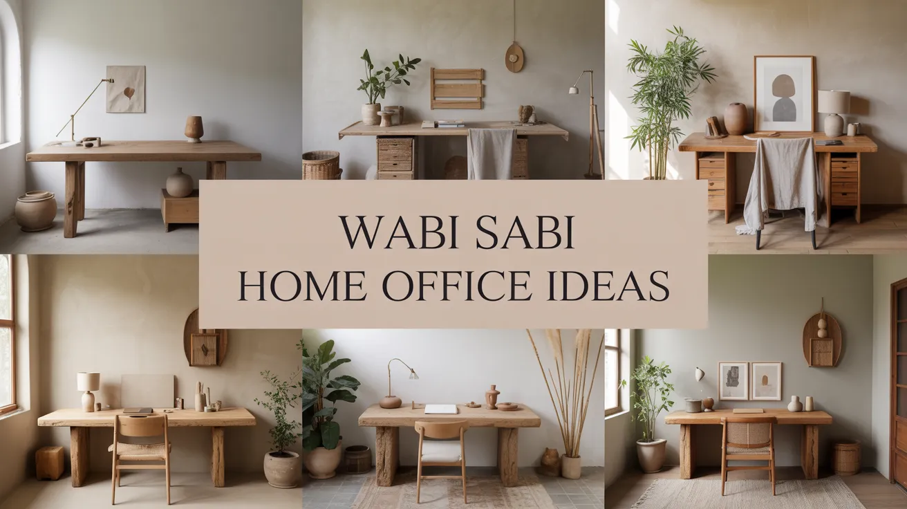 Wabi Sabi Home Office Ideas