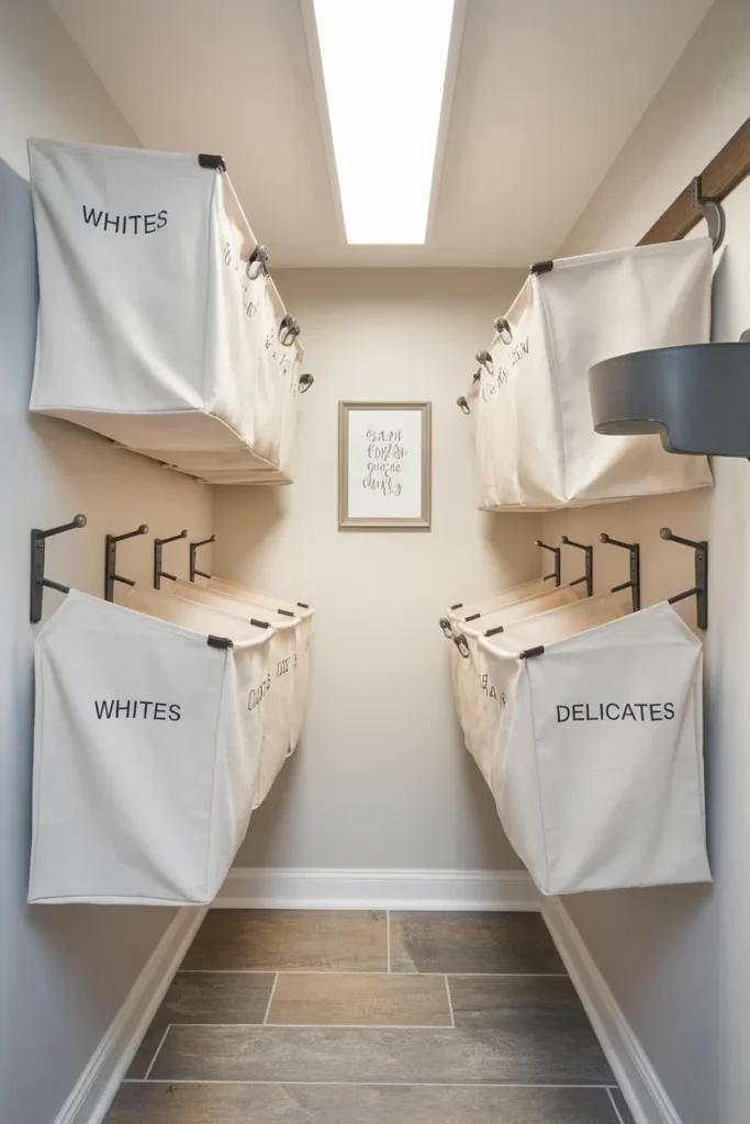 Wall-Mounted Laundry Hampers