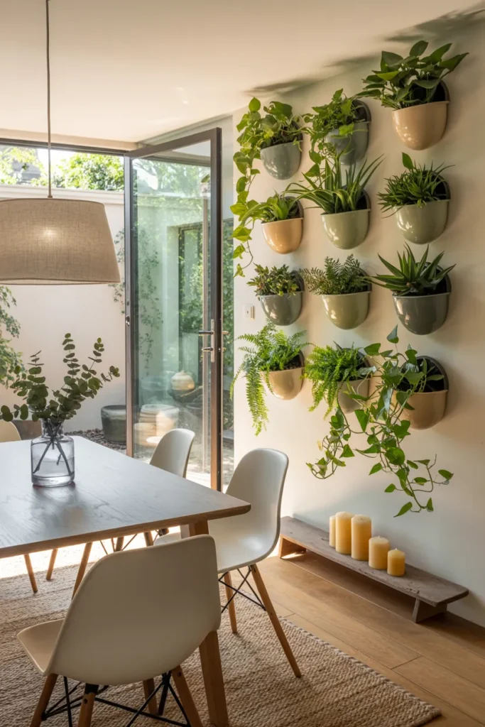 Wall Mounted Planters for Fresh Greenery