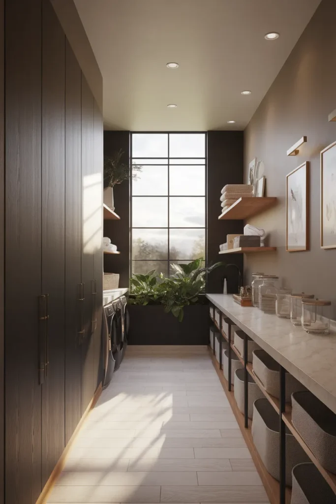 Warm Black with Natural Light