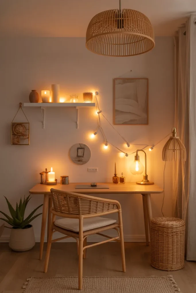 Warm Boho Lighting Ambience