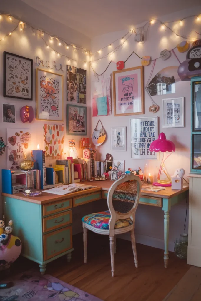 Whimsical Eclectic Creative Corner