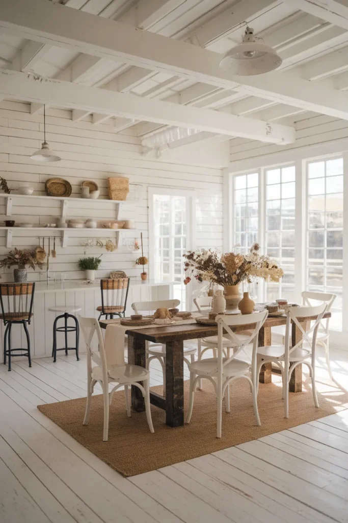 Whitewashed Modern Farmhouse Charm