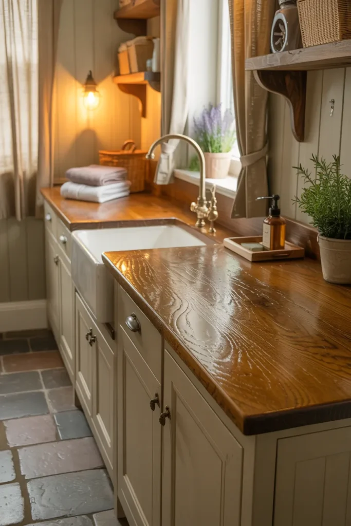 Wooden Countertops With Rustic Soul