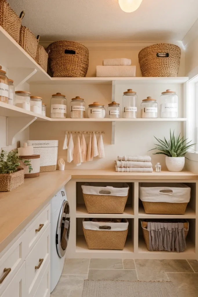 Woven Baskets and Natural Storage Accents