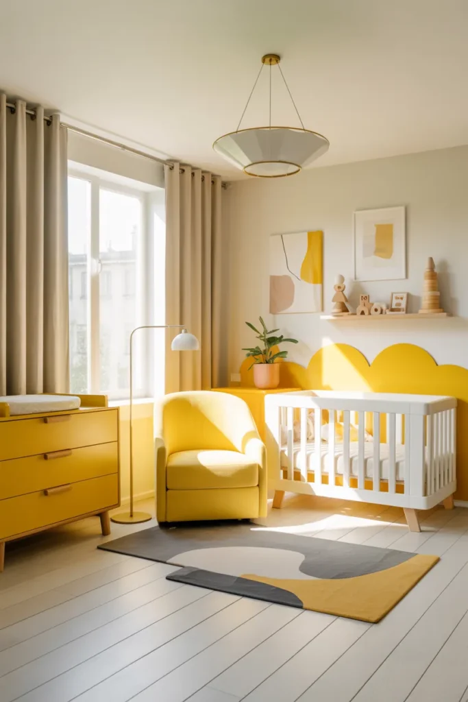 Soft, Bright, and Beautiful: Trending Yellow Nursery Ideas You’ll Fall in Love With 18 Yellow Furniture Mix for a Modern Touch