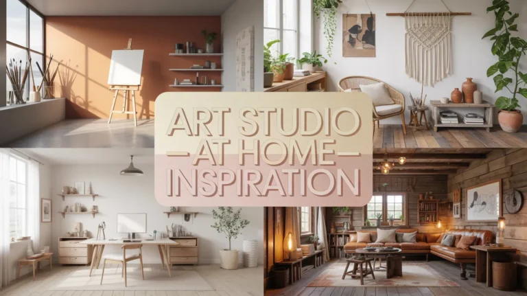 art studio at home inspiration