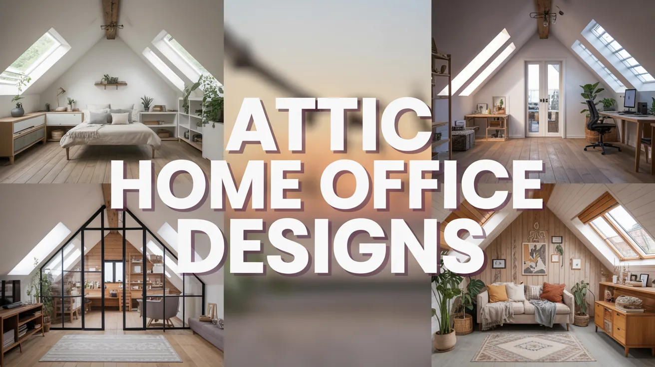 attic home office designs