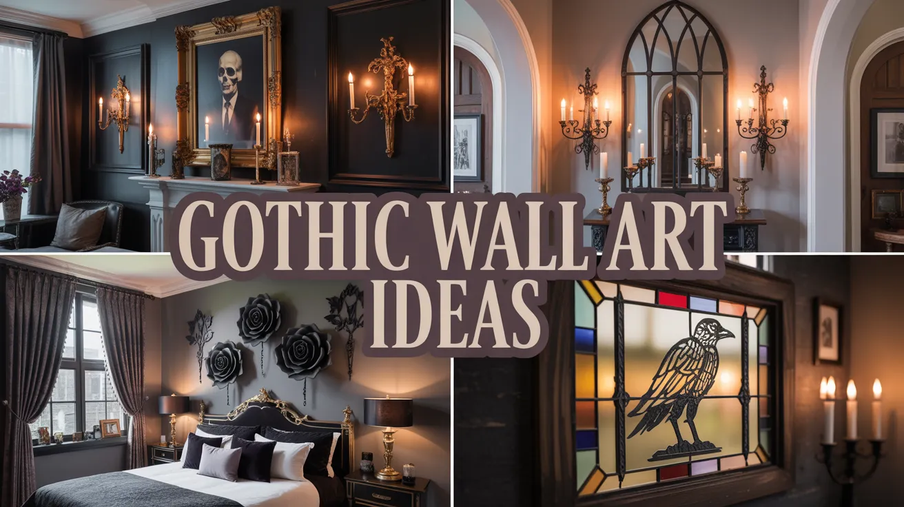 15 Gothic Wall Art Ideas That Turn Dark Spaces Into Dramatic Masterpieces 1 gothic wall art ideas