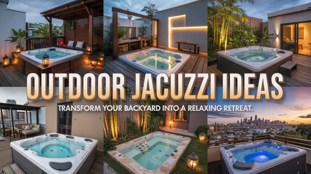outdoor jacuzzi