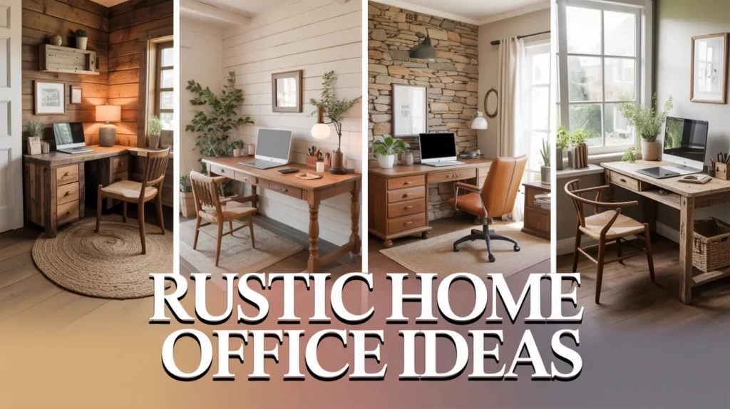 rustic home office