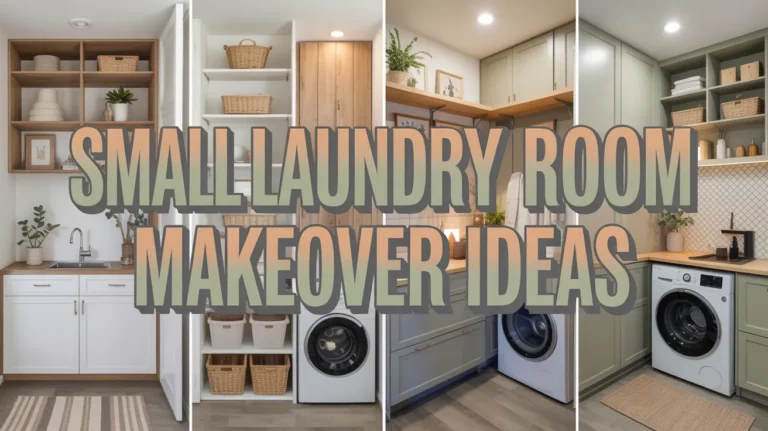 small laundry room makeover ideas